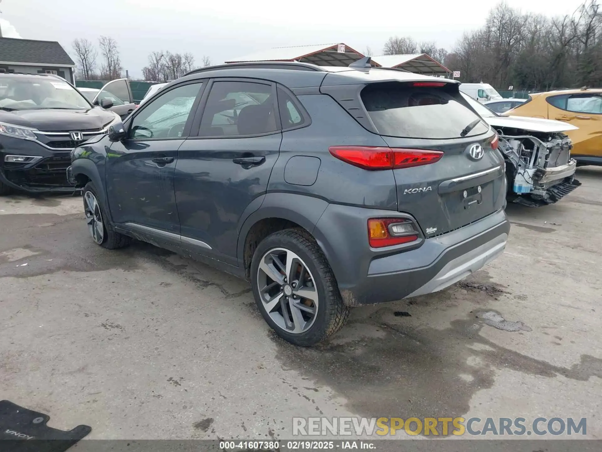 3 Photograph of a damaged car KM8K3CA59KU239307 HYUNDAI KONA 2019
