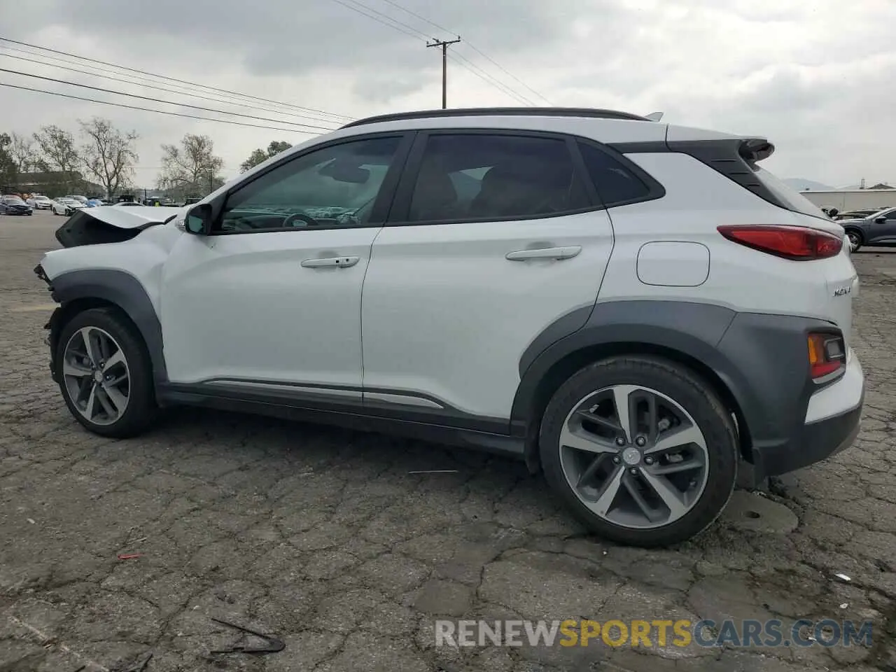 2 Photograph of a damaged car KM8K53A50KU218243 HYUNDAI KONA 2019