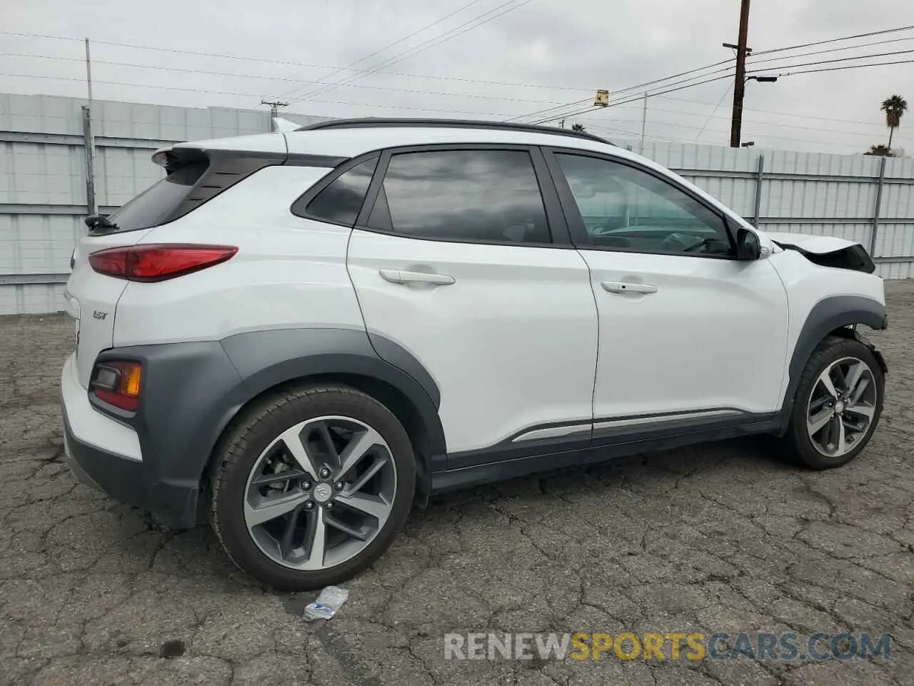 3 Photograph of a damaged car KM8K53A50KU218243 HYUNDAI KONA 2019