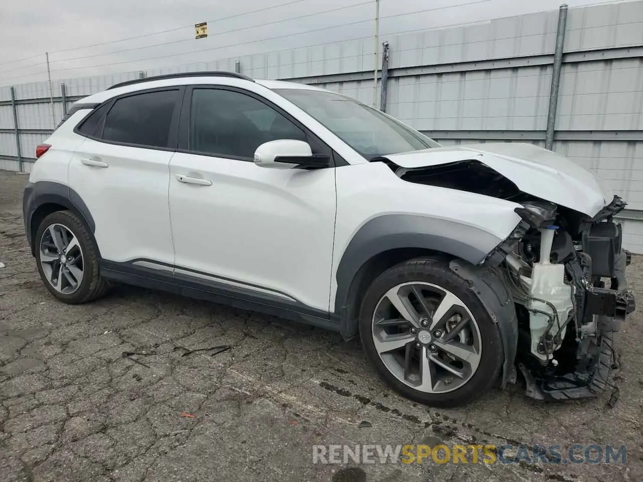 4 Photograph of a damaged car KM8K53A50KU218243 HYUNDAI KONA 2019