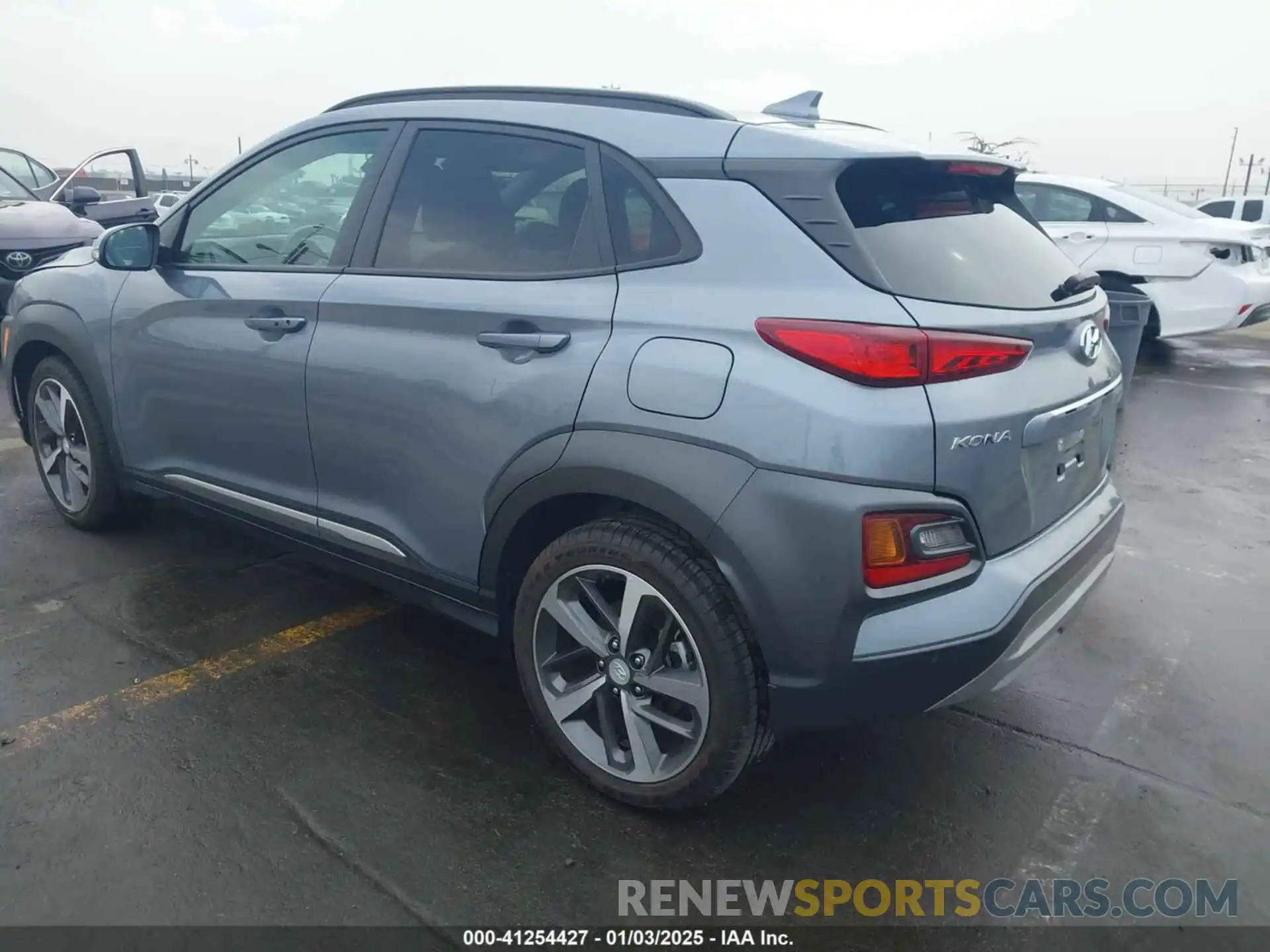 3 Photograph of a damaged car KM8K53A51KU195037 HYUNDAI KONA 2019