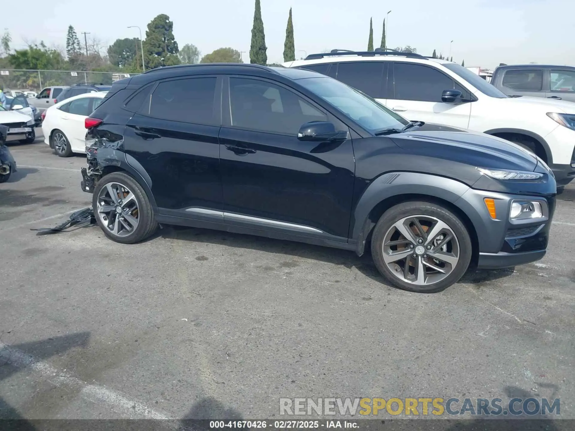 14 Photograph of a damaged car KM8K53A52KU301060 HYUNDAI KONA 2019