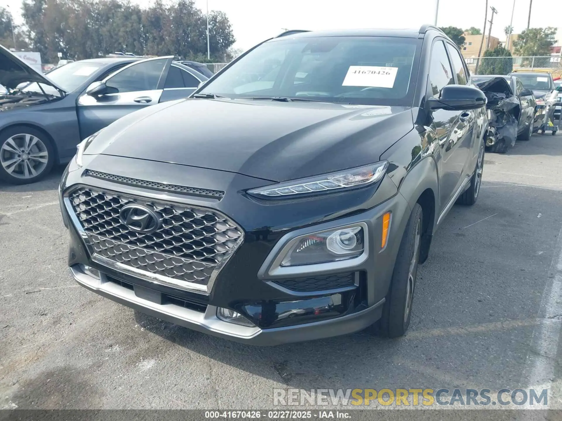 2 Photograph of a damaged car KM8K53A52KU301060 HYUNDAI KONA 2019