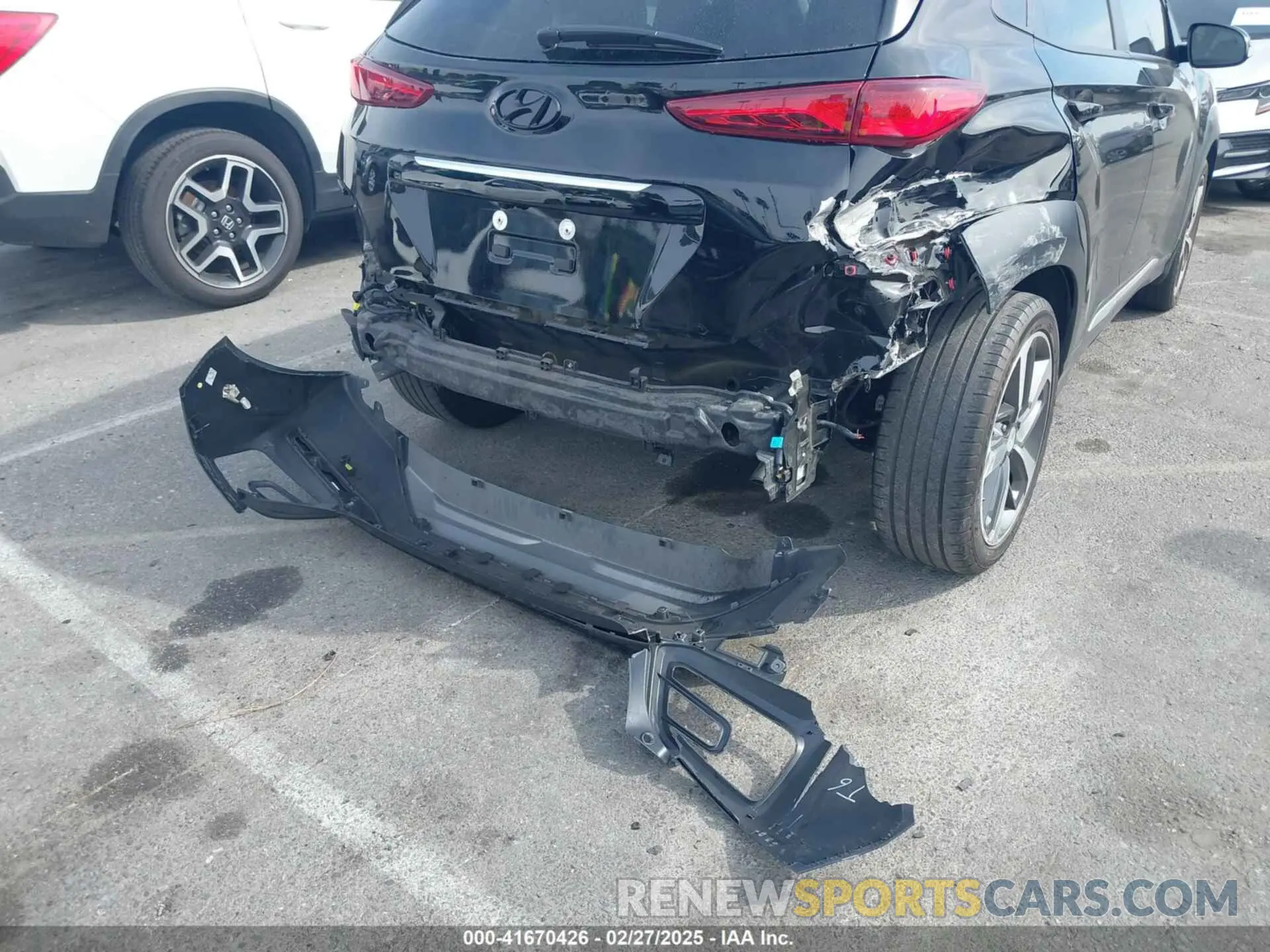 6 Photograph of a damaged car KM8K53A52KU301060 HYUNDAI KONA 2019