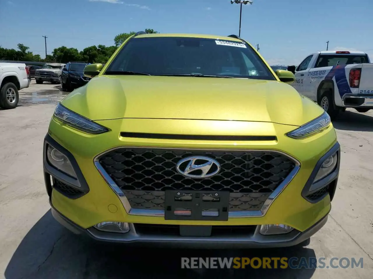 5 Photograph of a damaged car KM8K53A52KU327058 HYUNDAI KONA 2019