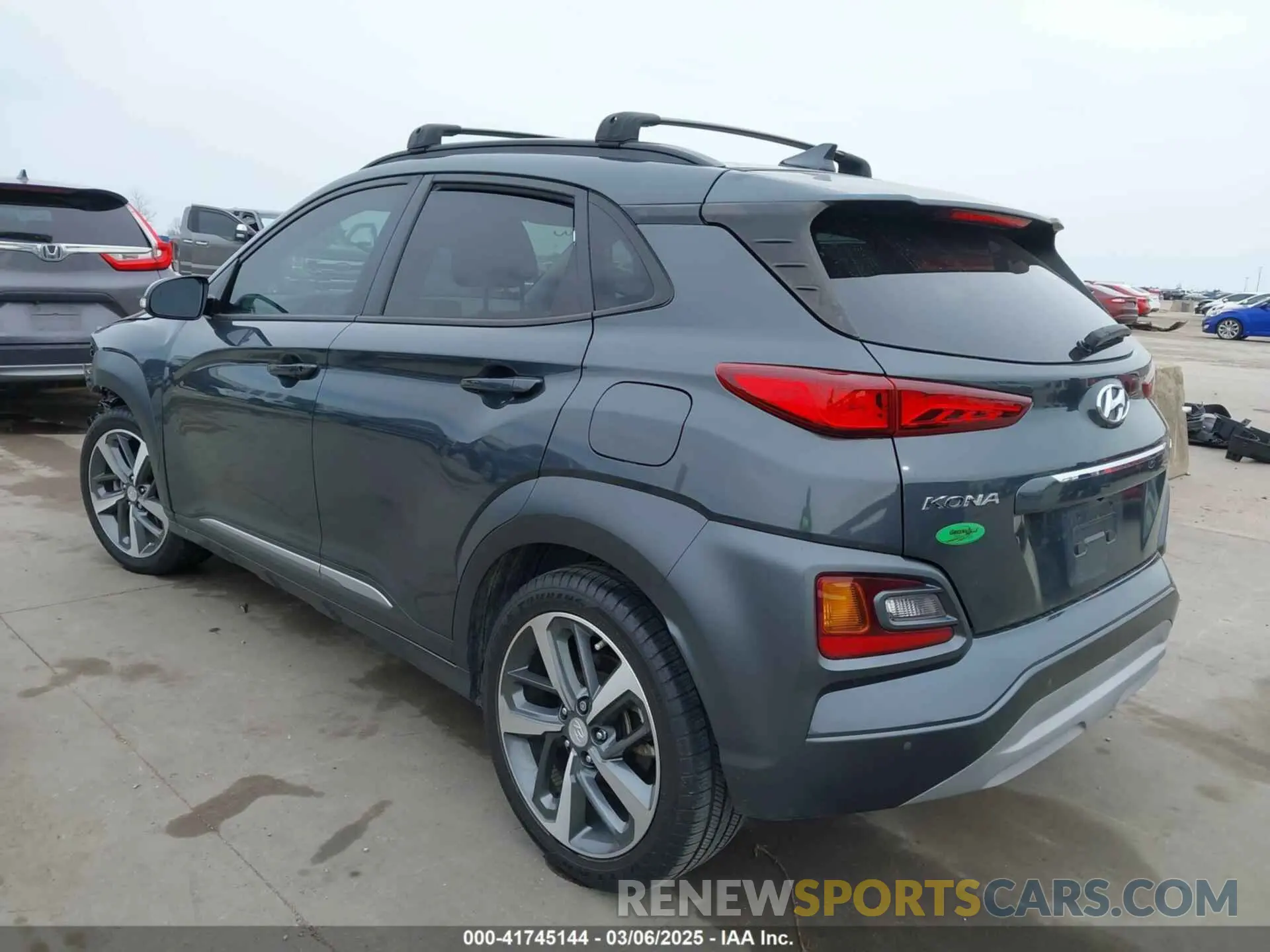 3 Photograph of a damaged car KM8K53A52KU382562 HYUNDAI KONA 2019