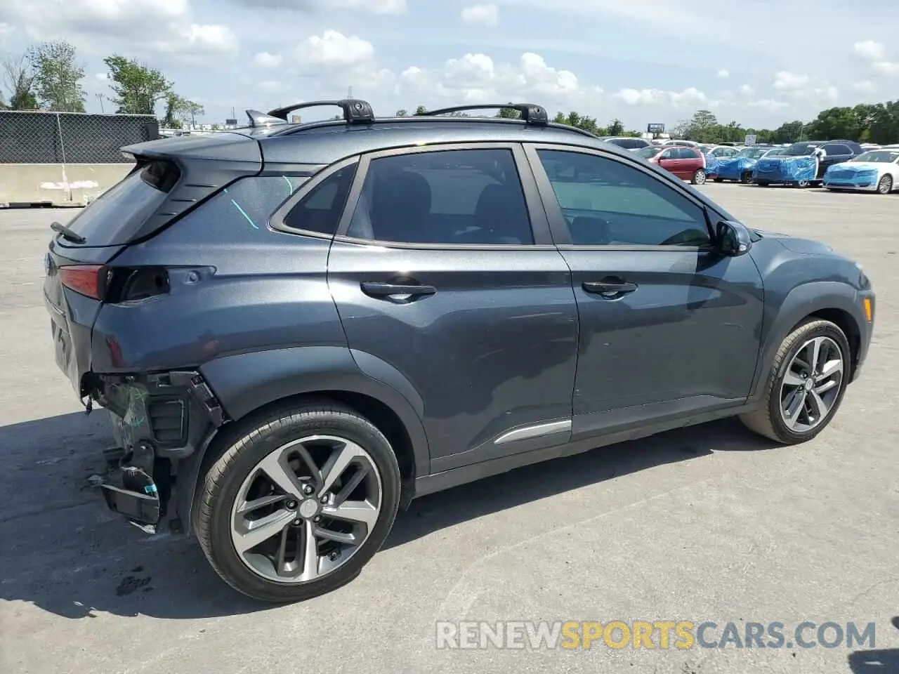 3 Photograph of a damaged car KM8K53A54KU345027 HYUNDAI KONA 2019