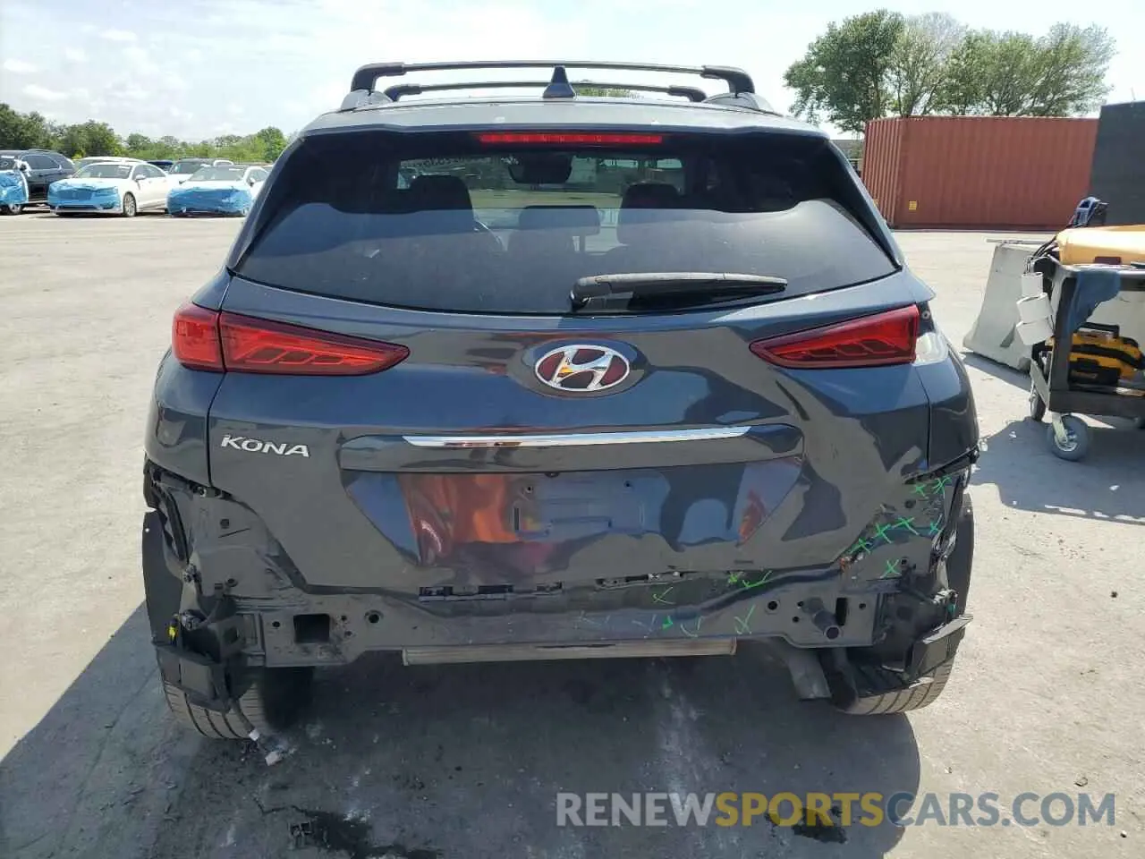 6 Photograph of a damaged car KM8K53A54KU345027 HYUNDAI KONA 2019
