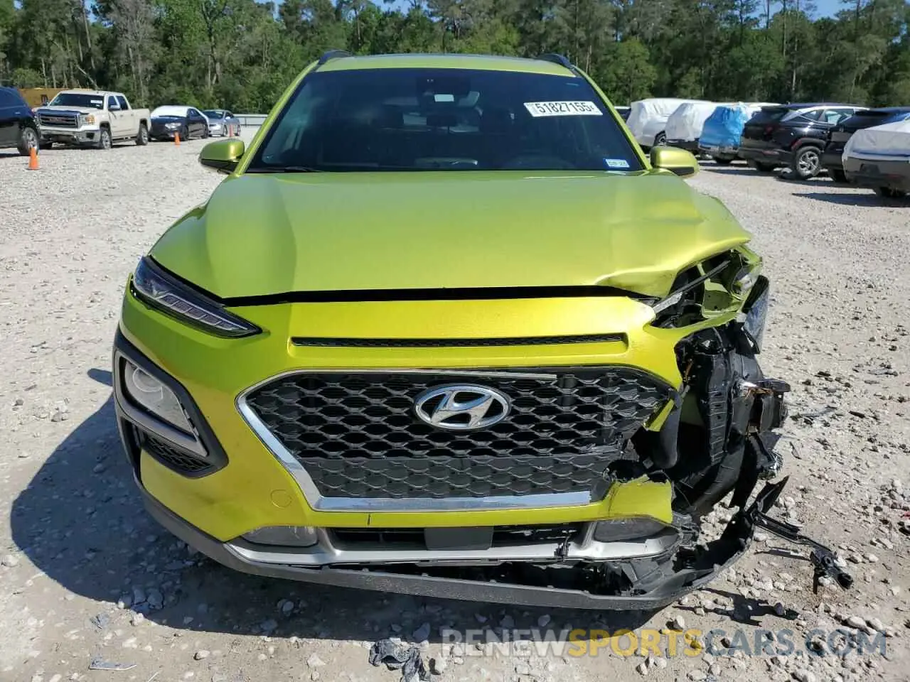 5 Photograph of a damaged car KM8K53A54KU361003 HYUNDAI KONA 2019