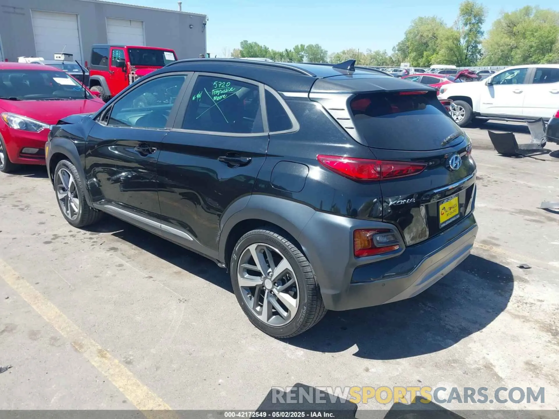 3 Photograph of a damaged car KM8K53A57KU379883 HYUNDAI KONA 2019