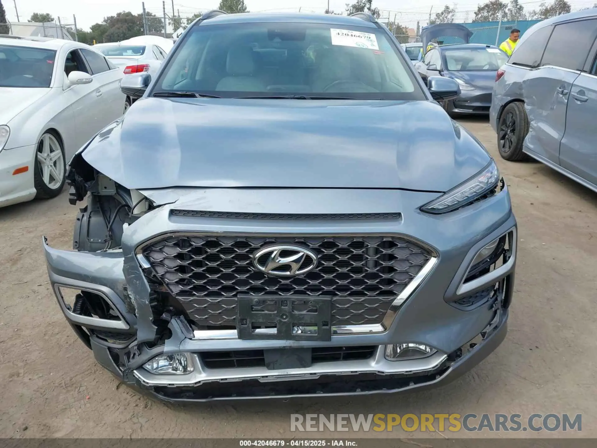 13 Photograph of a damaged car KM8K53A58KU198498 HYUNDAI KONA 2019