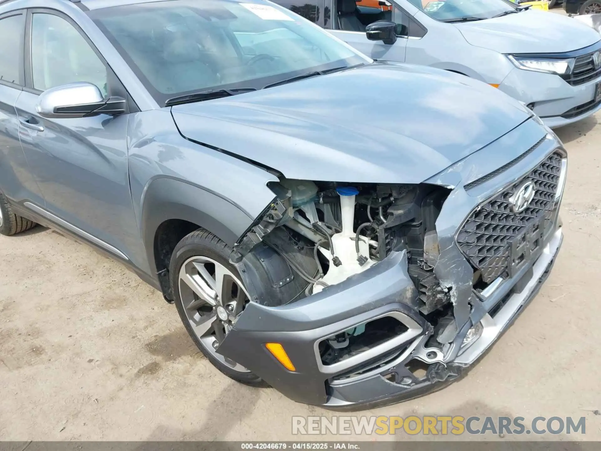 18 Photograph of a damaged car KM8K53A58KU198498 HYUNDAI KONA 2019