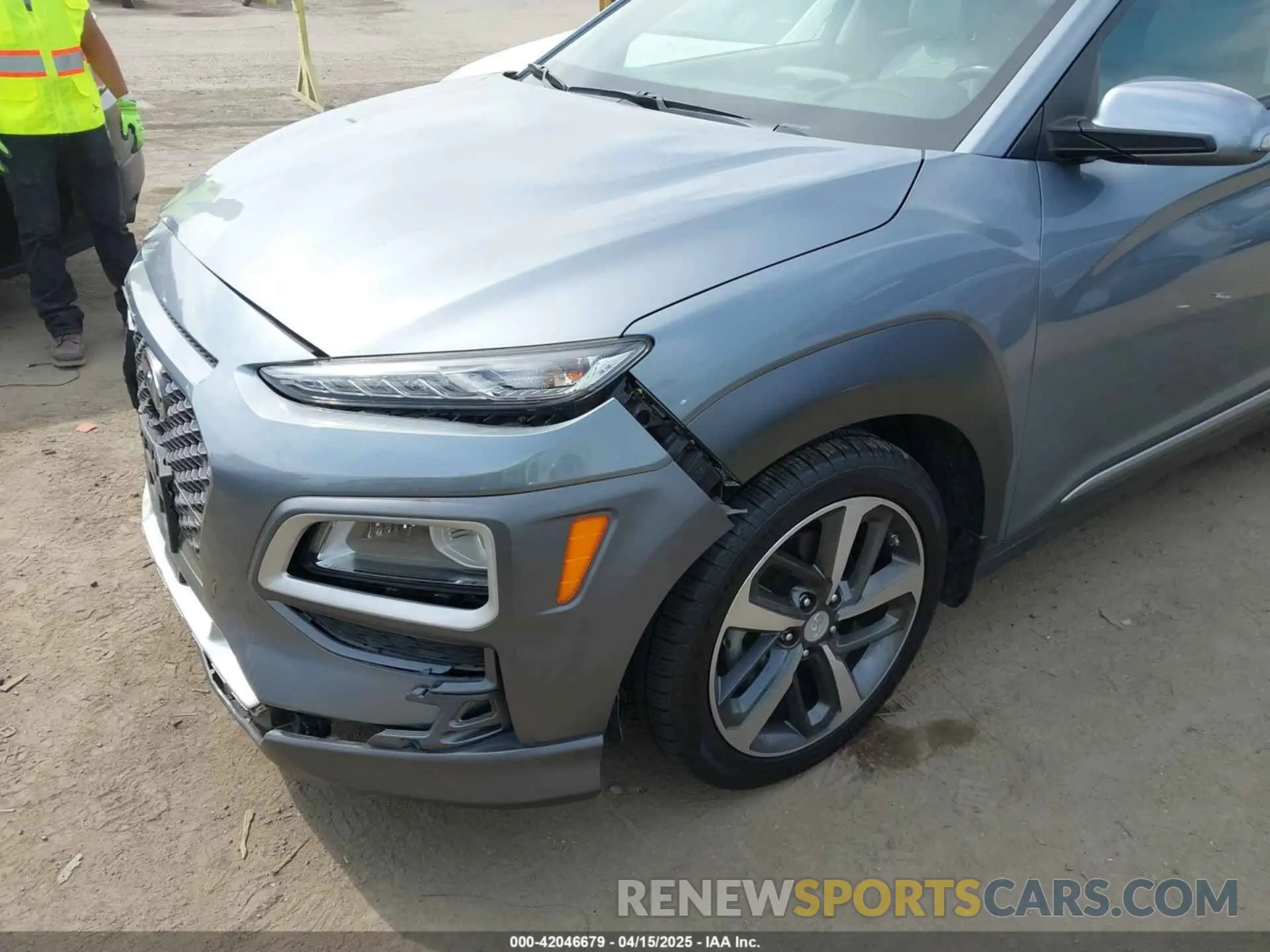 19 Photograph of a damaged car KM8K53A58KU198498 HYUNDAI KONA 2019