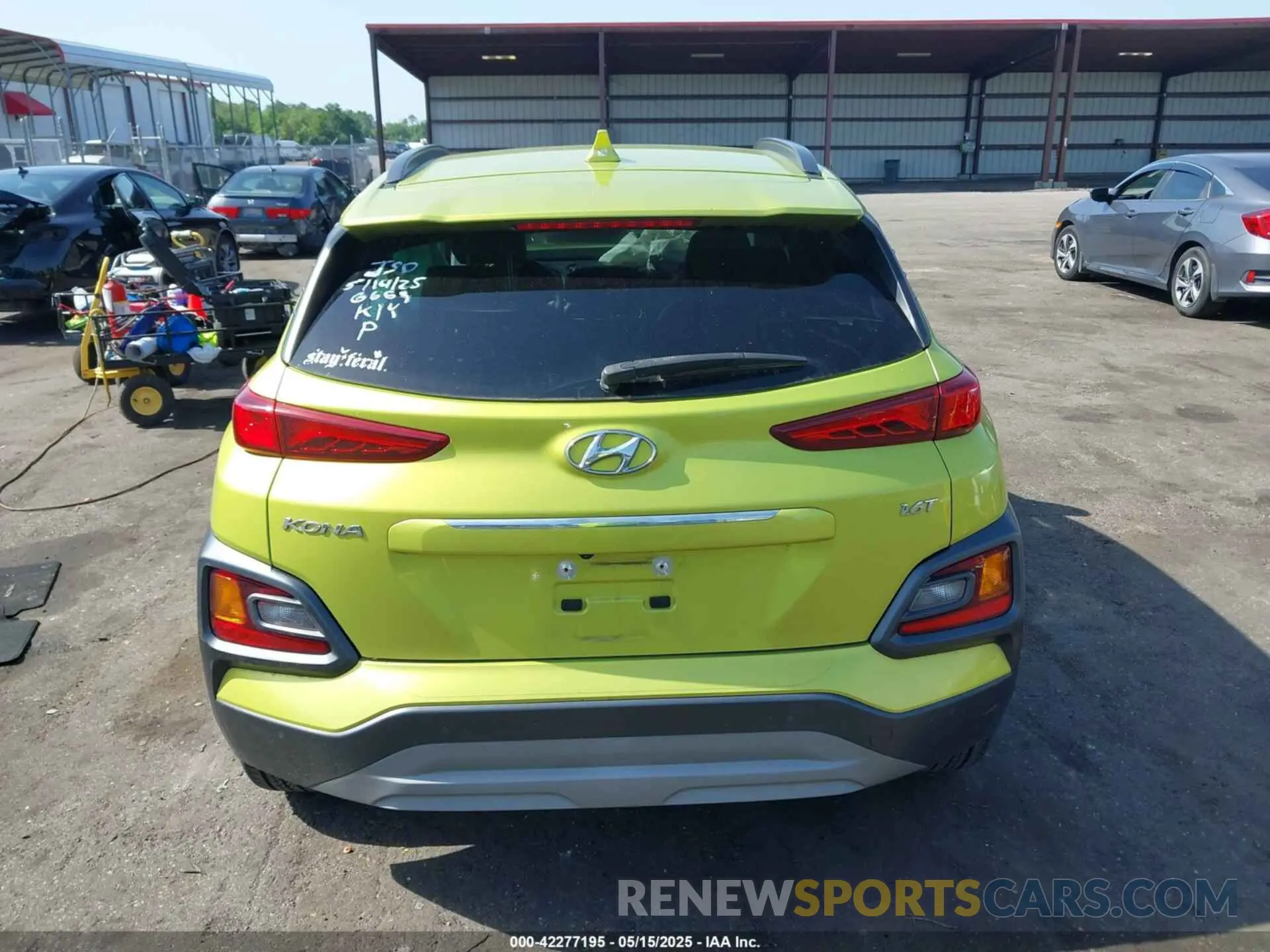 16 Photograph of a damaged car KM8K53A58KU226669 HYUNDAI KONA 2019