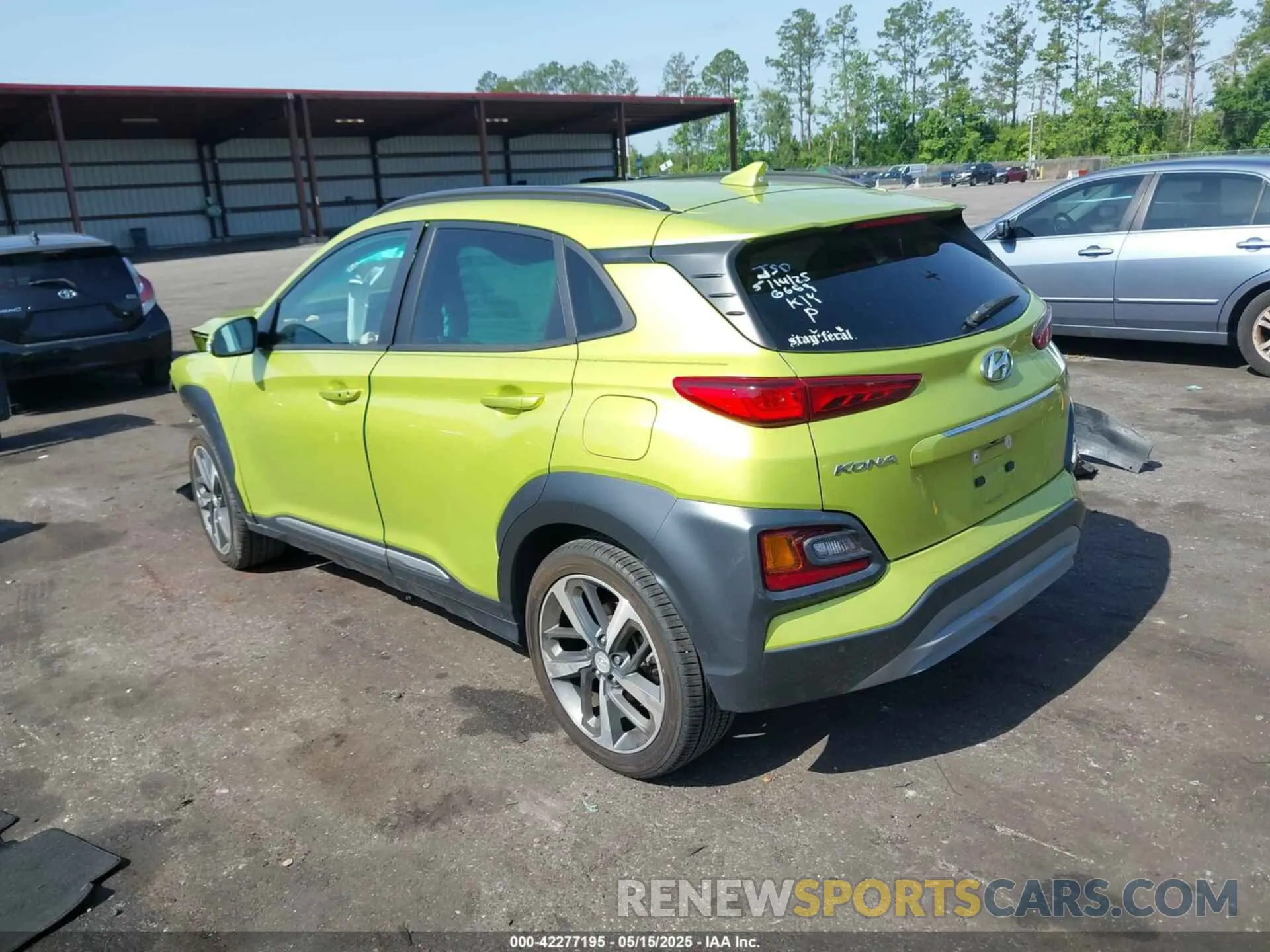 3 Photograph of a damaged car KM8K53A58KU226669 HYUNDAI KONA 2019