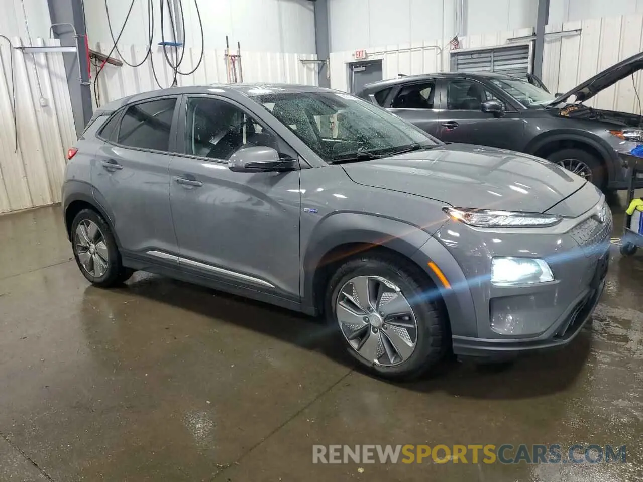 4 Photograph of a damaged car KM8K53AG0KU025818 HYUNDAI KONA 2019