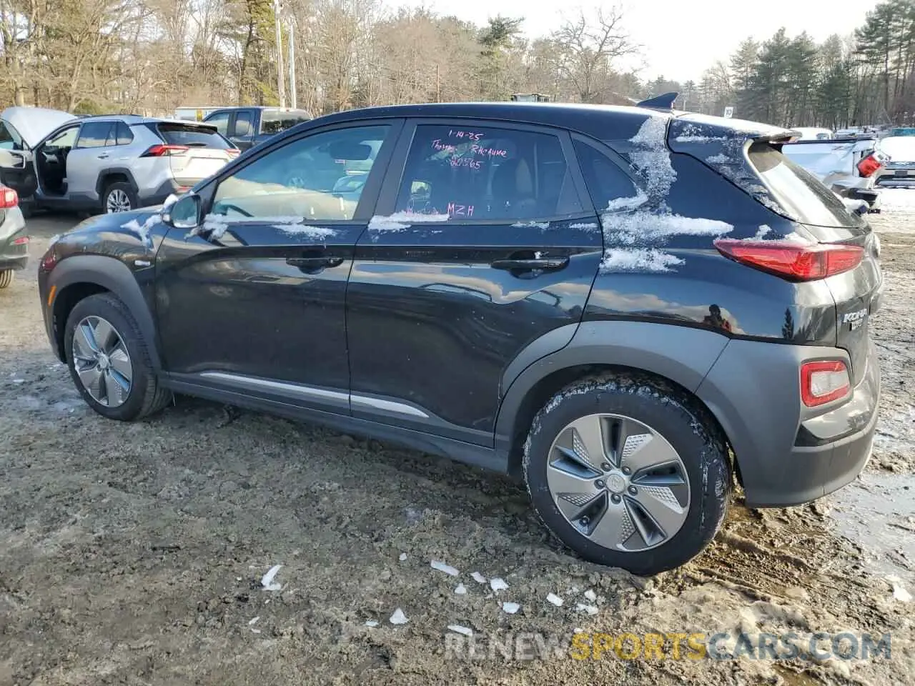 2 Photograph of a damaged car KM8K53AG2KU054639 HYUNDAI KONA 2019