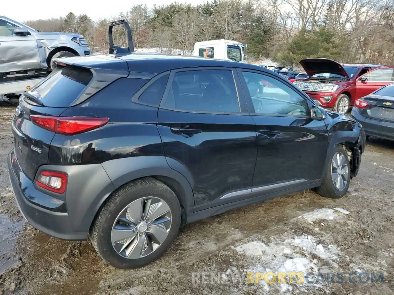 3 Photograph of a damaged car KM8K53AG2KU054639 HYUNDAI KONA 2019
