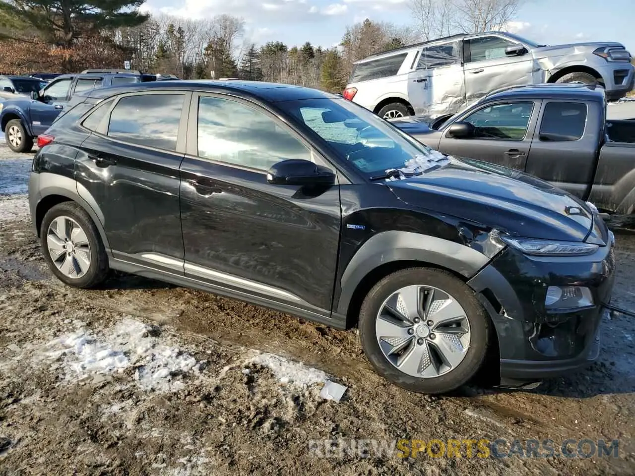 4 Photograph of a damaged car KM8K53AG2KU054639 HYUNDAI KONA 2019