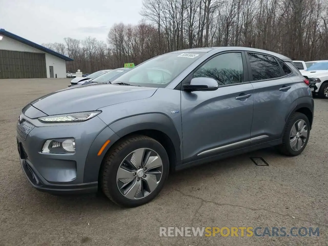 1 Photograph of a damaged car KM8K53AG8KU025730 HYUNDAI KONA 2019