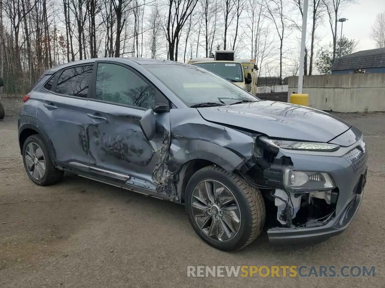 4 Photograph of a damaged car KM8K53AG8KU025730 HYUNDAI KONA 2019