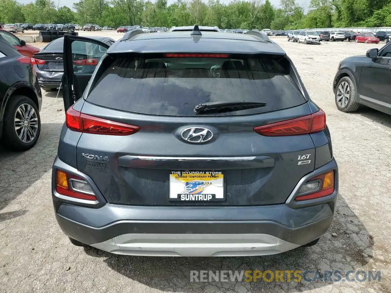 6 Photograph of a damaged car KM8K5CA50KU236371 HYUNDAI KONA 2019