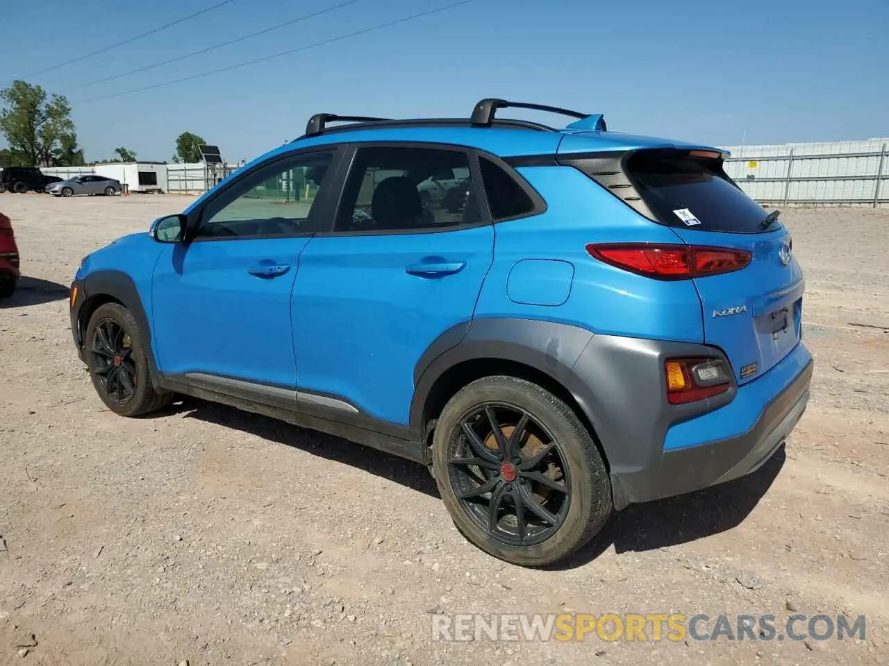 2 Photograph of a damaged car KM8K5CA50KU273209 HYUNDAI KONA 2019