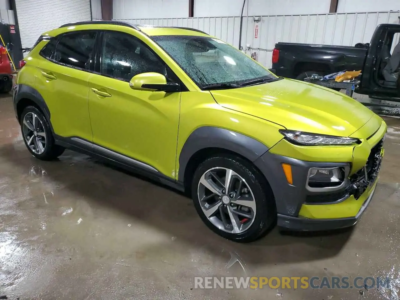 4 Photograph of a damaged car KM8K5CA54KU251357 HYUNDAI KONA 2019
