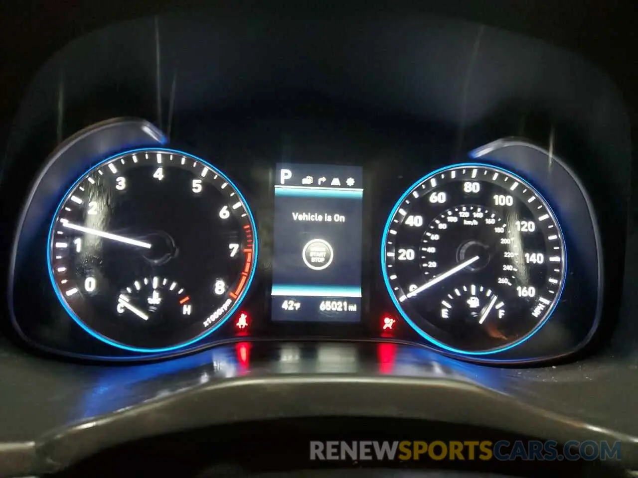9 Photograph of a damaged car KM8K5CA54KU251357 HYUNDAI KONA 2019
