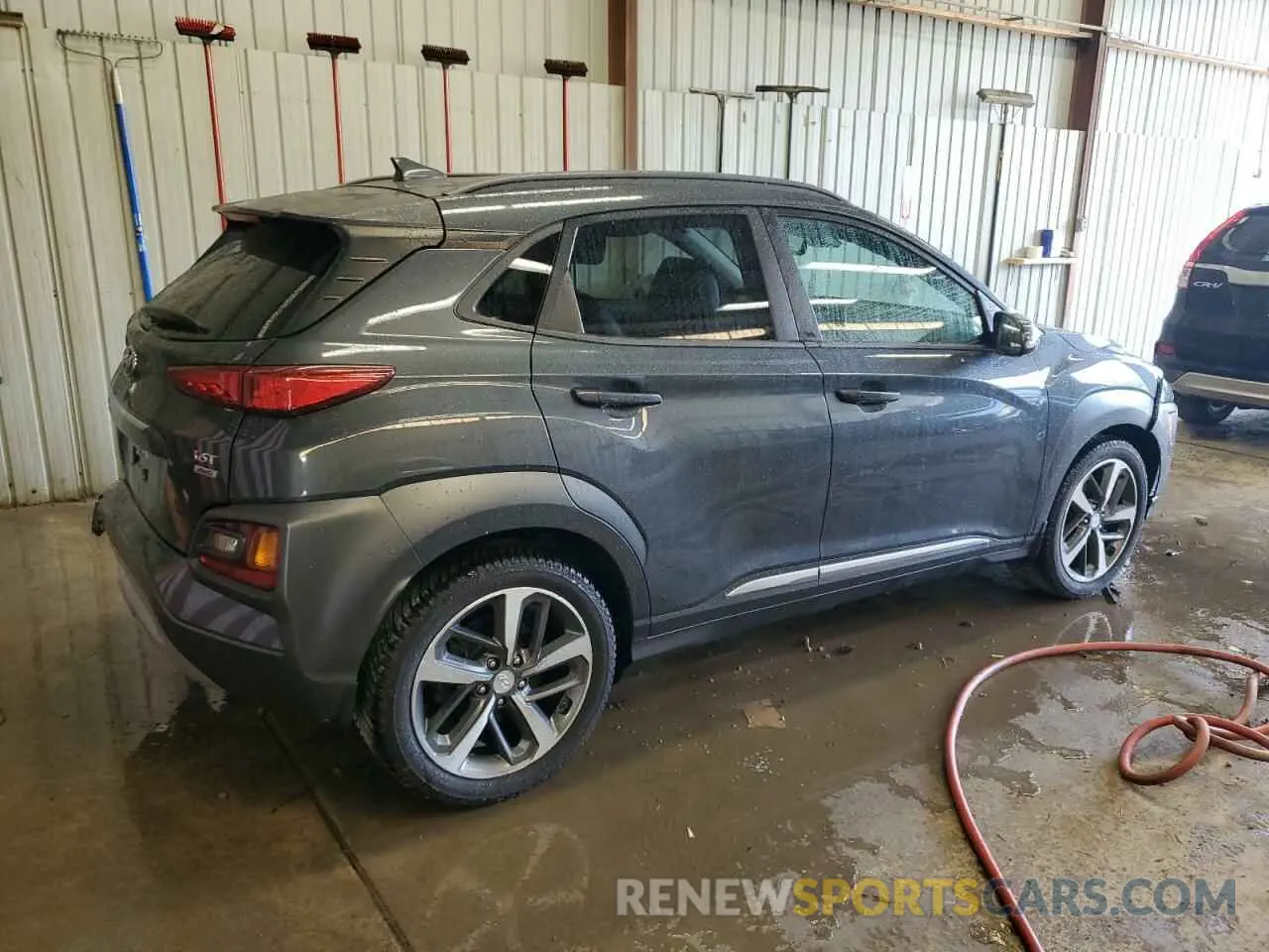 3 Photograph of a damaged car KM8K5CA55KU237757 HYUNDAI KONA 2019