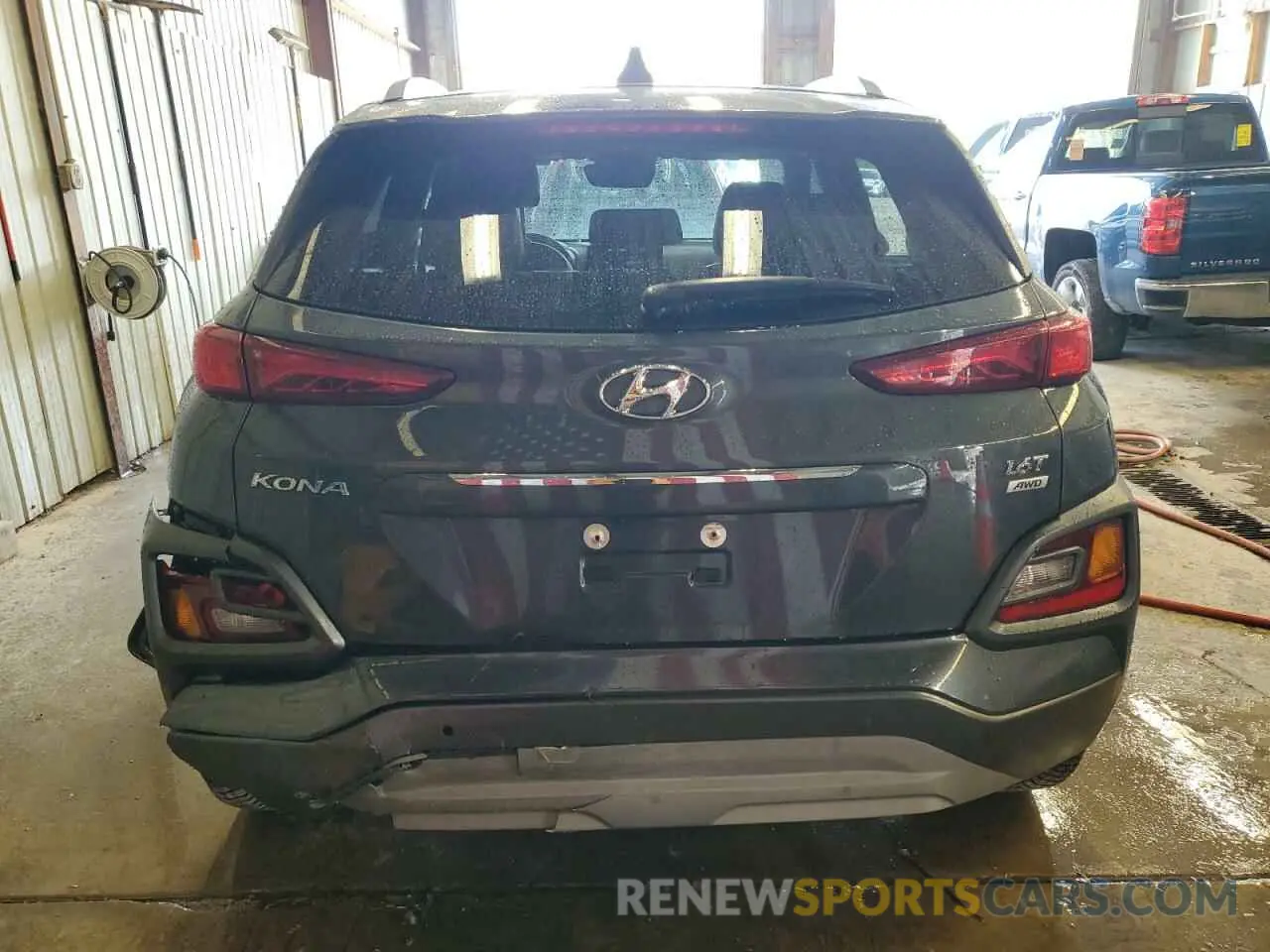 6 Photograph of a damaged car KM8K5CA55KU237757 HYUNDAI KONA 2019