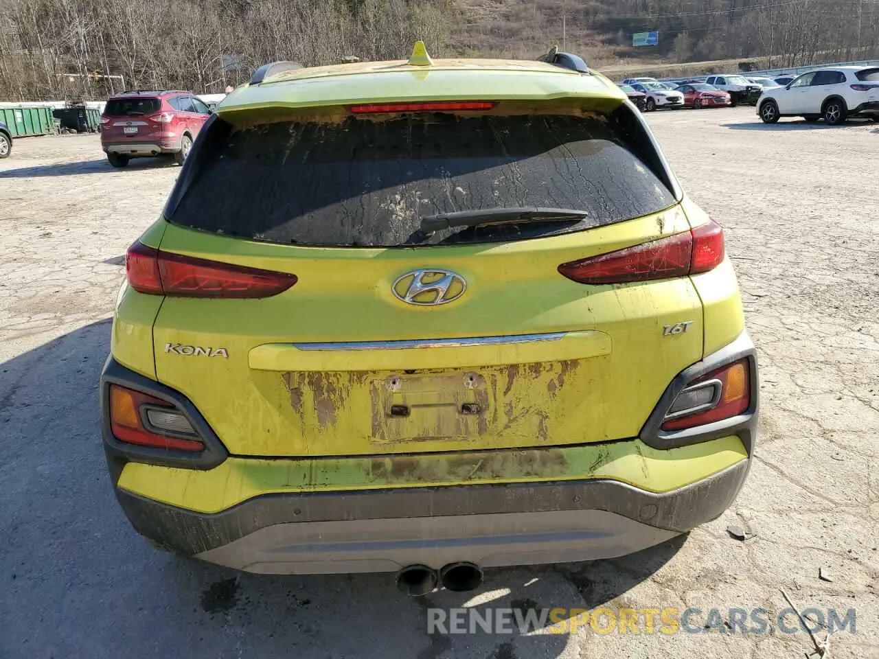 6 Photograph of a damaged car KM8K5CA56KU237041 HYUNDAI KONA 2019