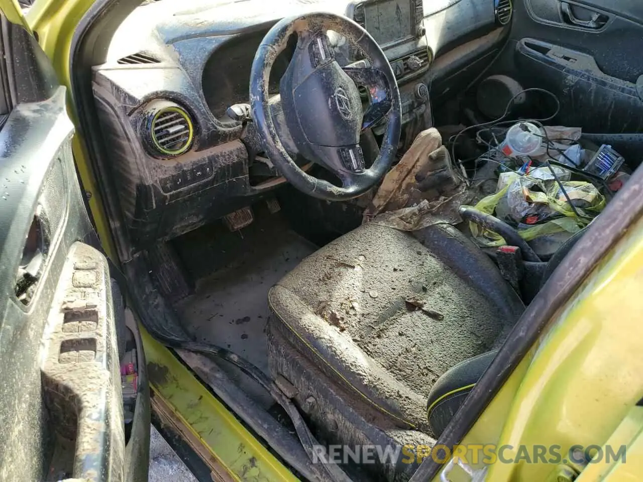 8 Photograph of a damaged car KM8K5CA56KU237041 HYUNDAI KONA 2019