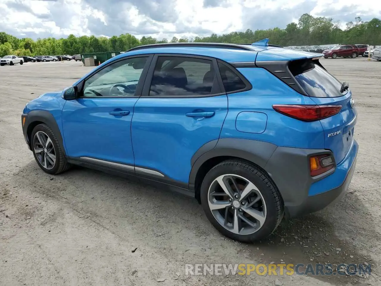 2 Photograph of a damaged car KM8K5CA57KU386543 HYUNDAI KONA 2019