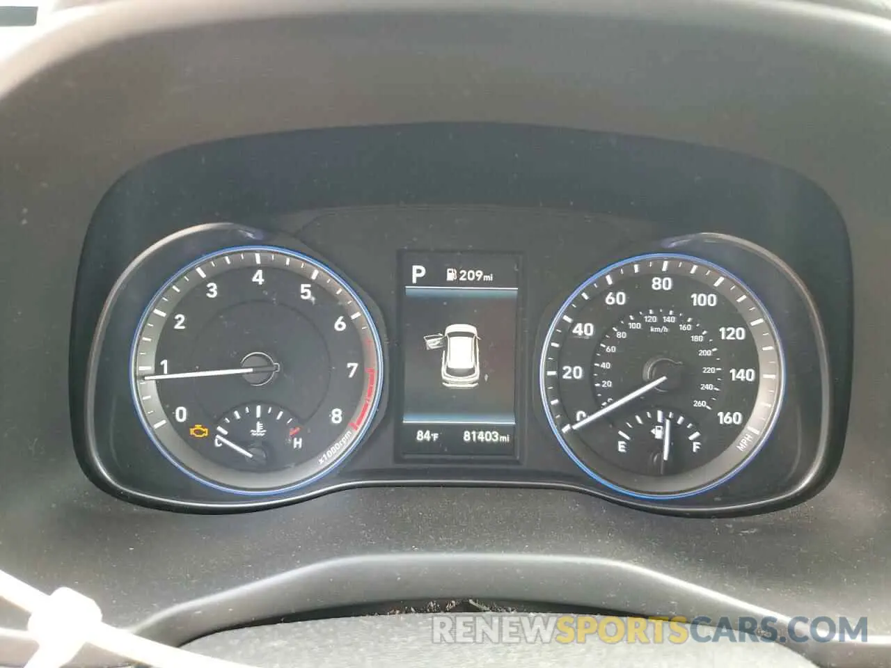 9 Photograph of a damaged car KM8K5CA57KU386543 HYUNDAI KONA 2019