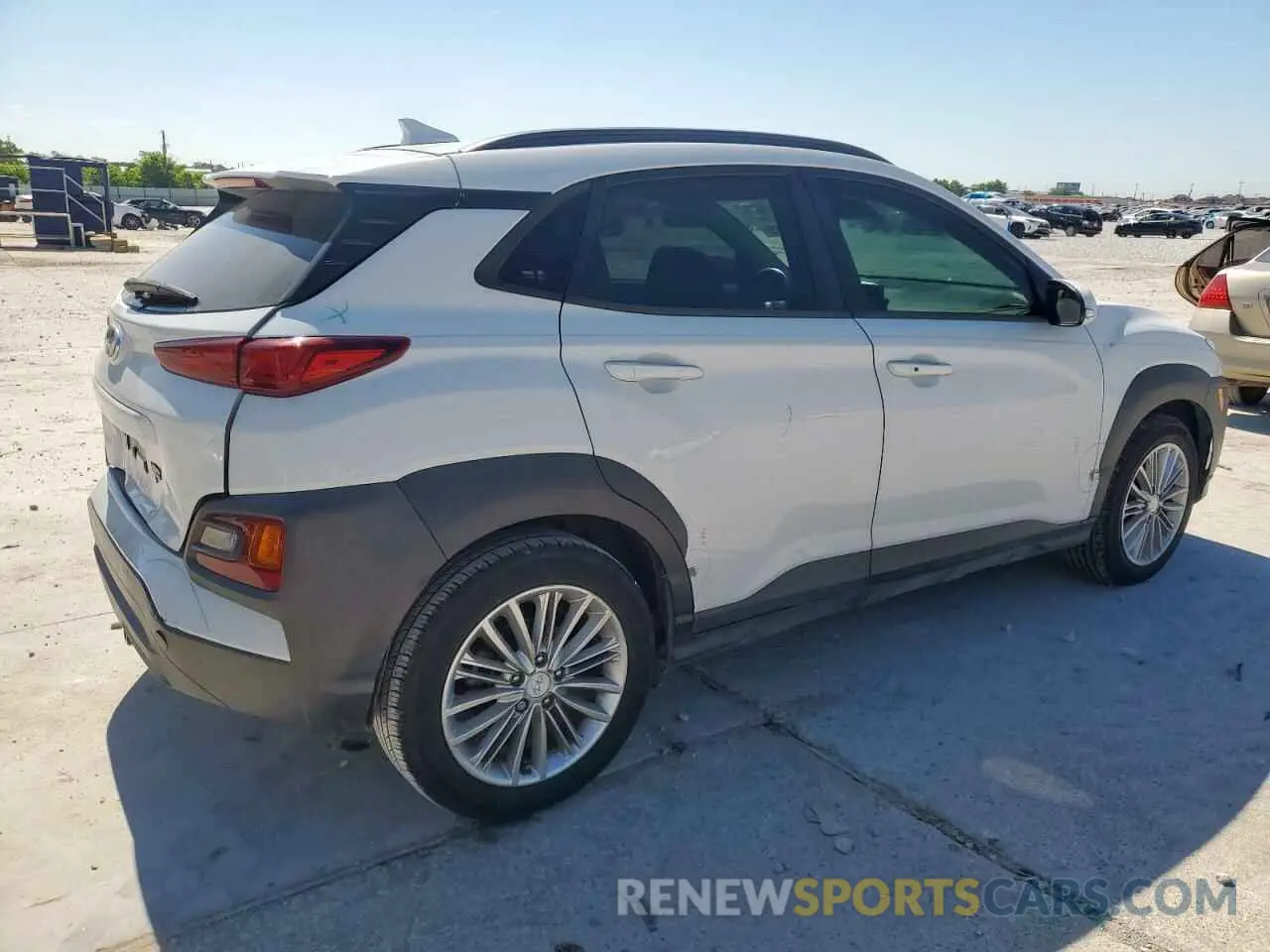 3 Photograph of a damaged car KM8K62AA0KU371709 HYUNDAI KONA 2019