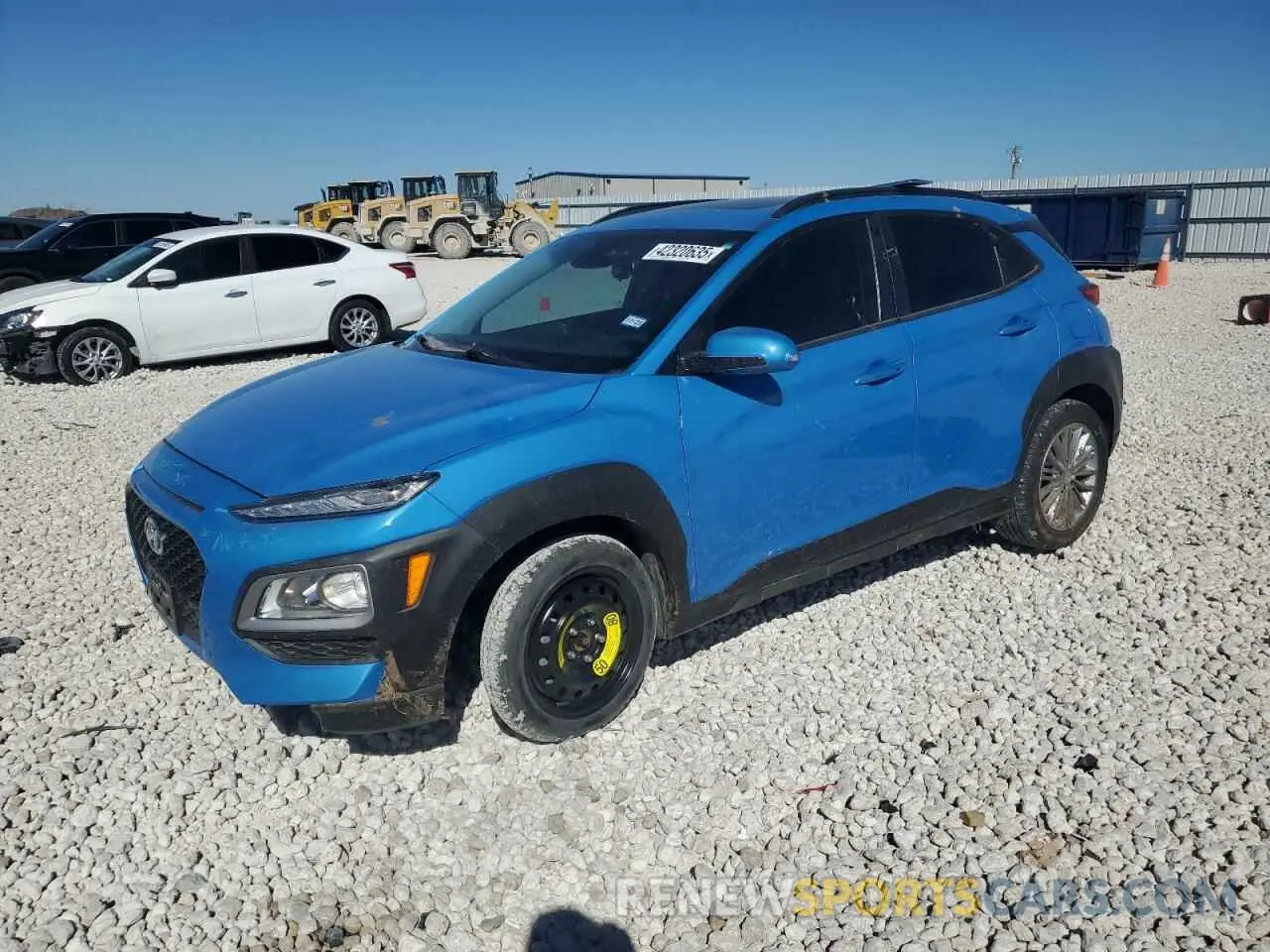 1 Photograph of a damaged car KM8K62AA1KU373176 HYUNDAI KONA 2019