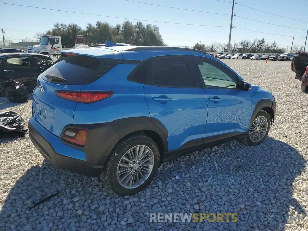 3 Photograph of a damaged car KM8K62AA1KU373176 HYUNDAI KONA 2019