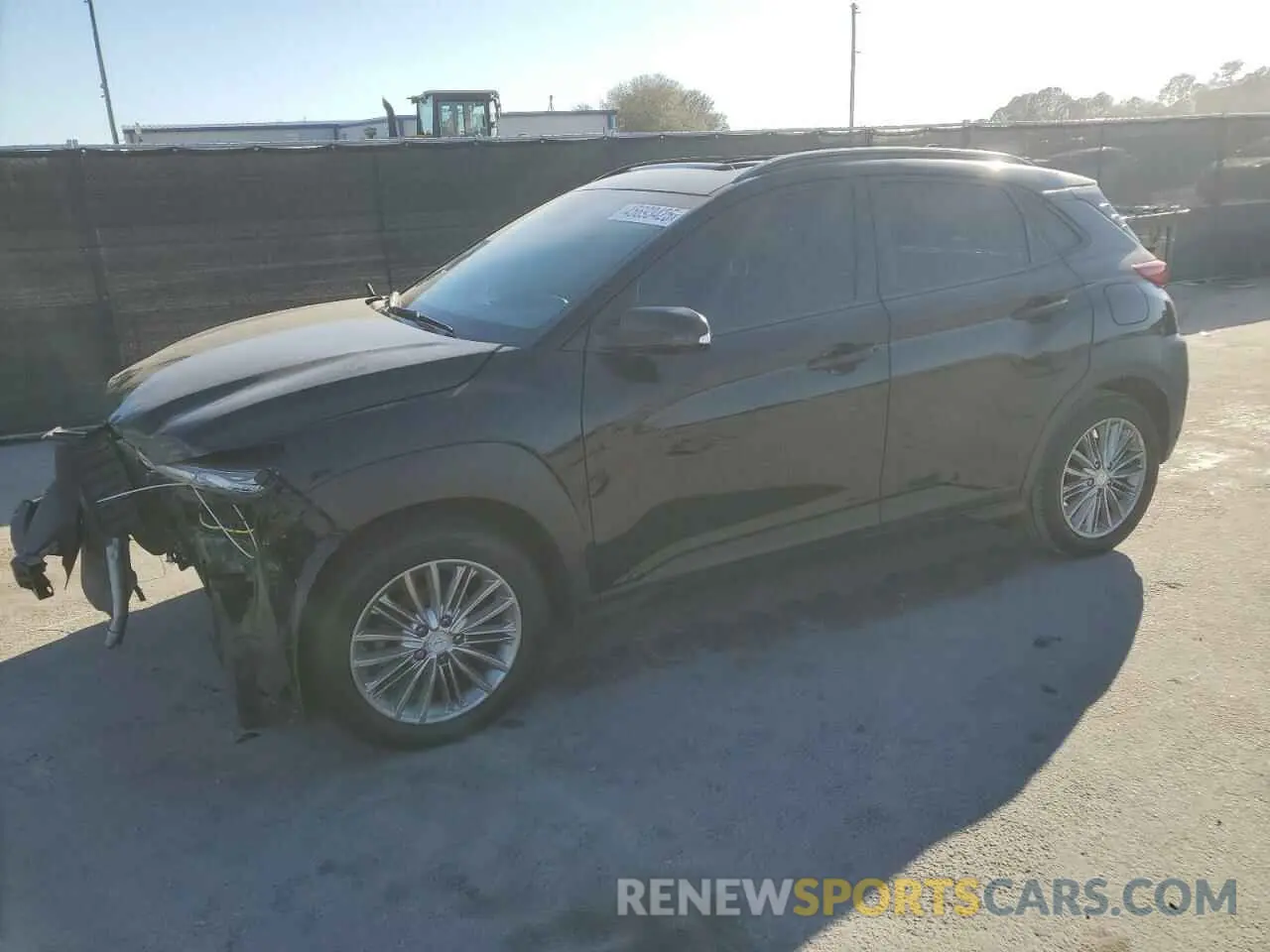 1 Photograph of a damaged car KM8K62AA2KU359920 HYUNDAI KONA 2019
