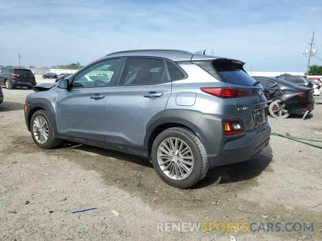 2 Photograph of a damaged car KM8K62AA3KU250348 HYUNDAI KONA 2019