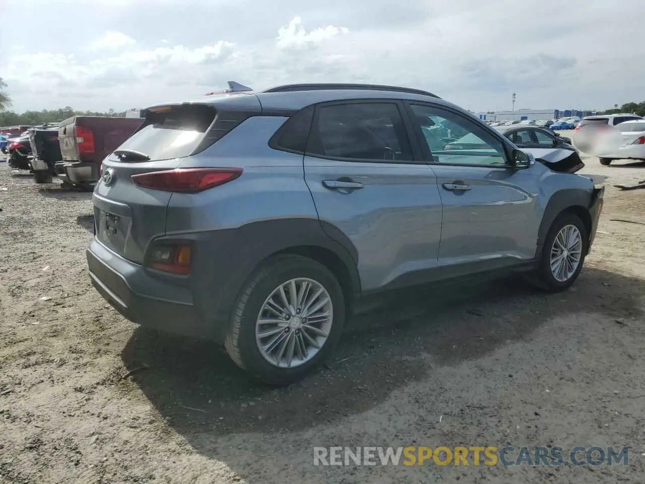 3 Photograph of a damaged car KM8K62AA3KU250348 HYUNDAI KONA 2019
