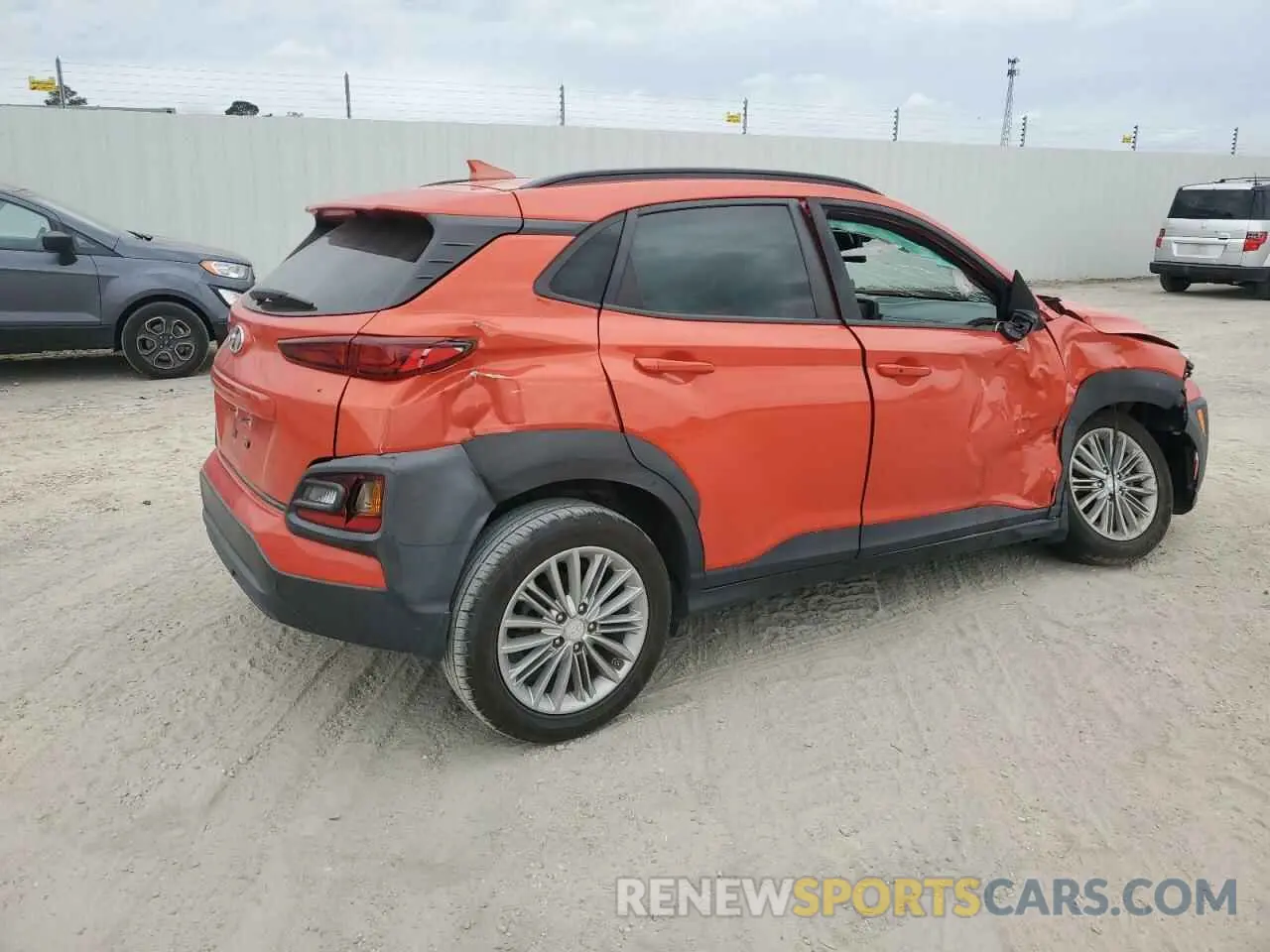 3 Photograph of a damaged car KM8K62AA3KU346030 HYUNDAI KONA 2019