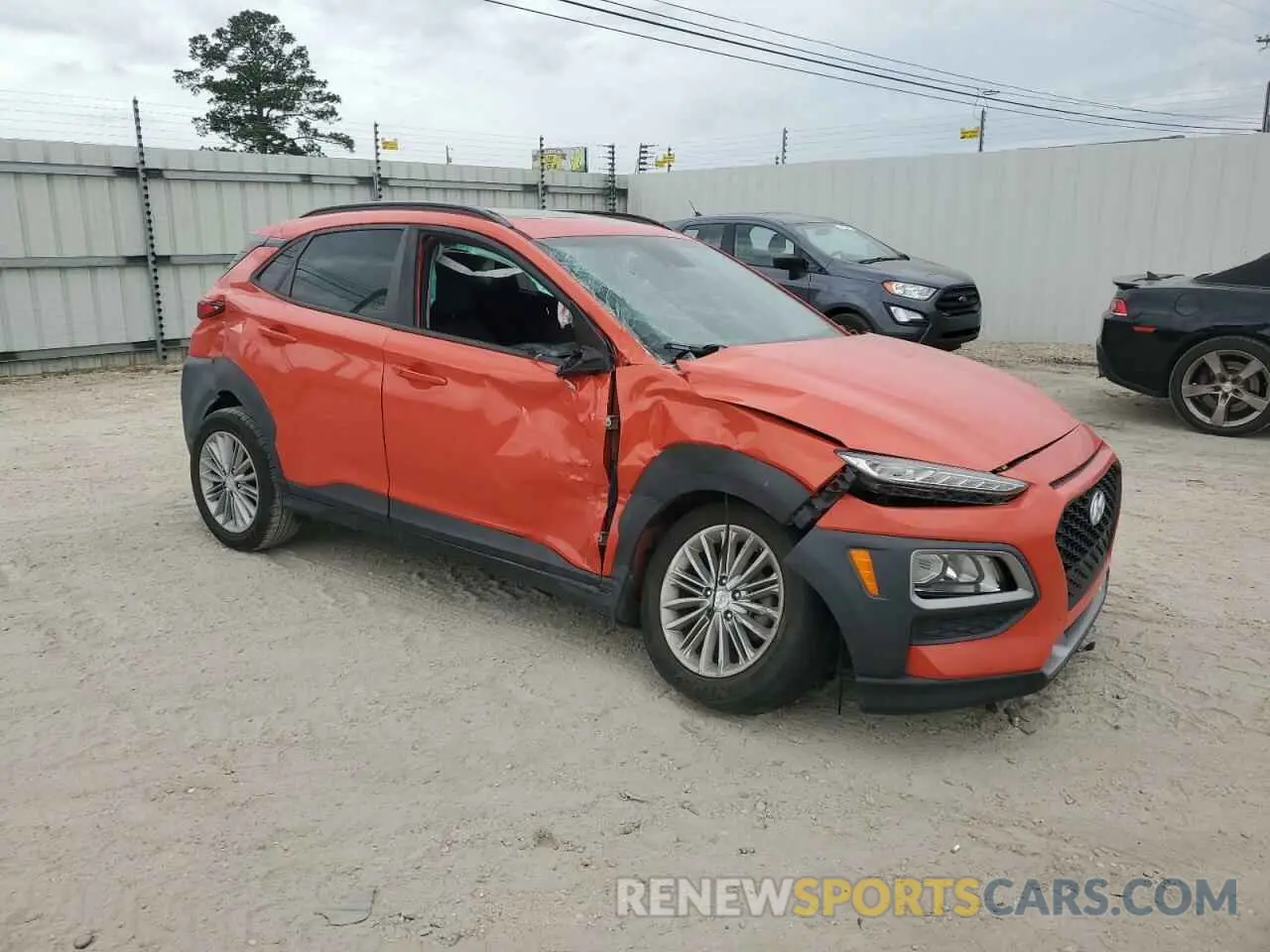 4 Photograph of a damaged car KM8K62AA3KU346030 HYUNDAI KONA 2019