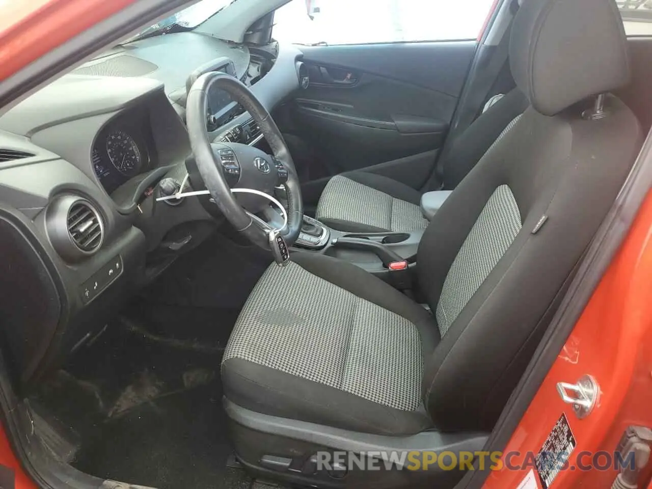 7 Photograph of a damaged car KM8K62AA3KU346030 HYUNDAI KONA 2019