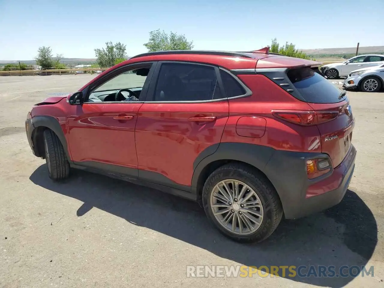 2 Photograph of a damaged car KM8K62AA5KU247936 HYUNDAI KONA 2019