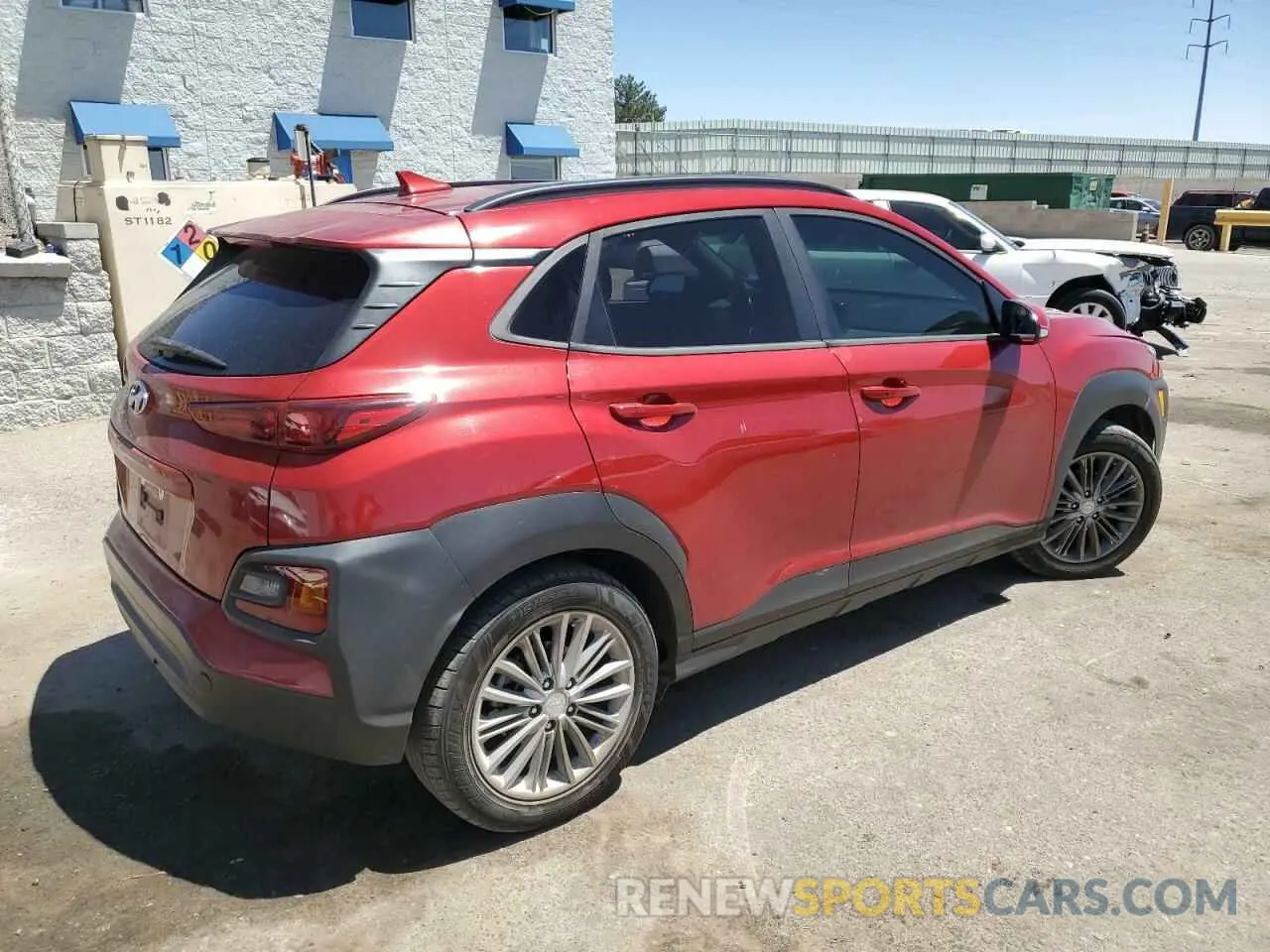 3 Photograph of a damaged car KM8K62AA5KU247936 HYUNDAI KONA 2019