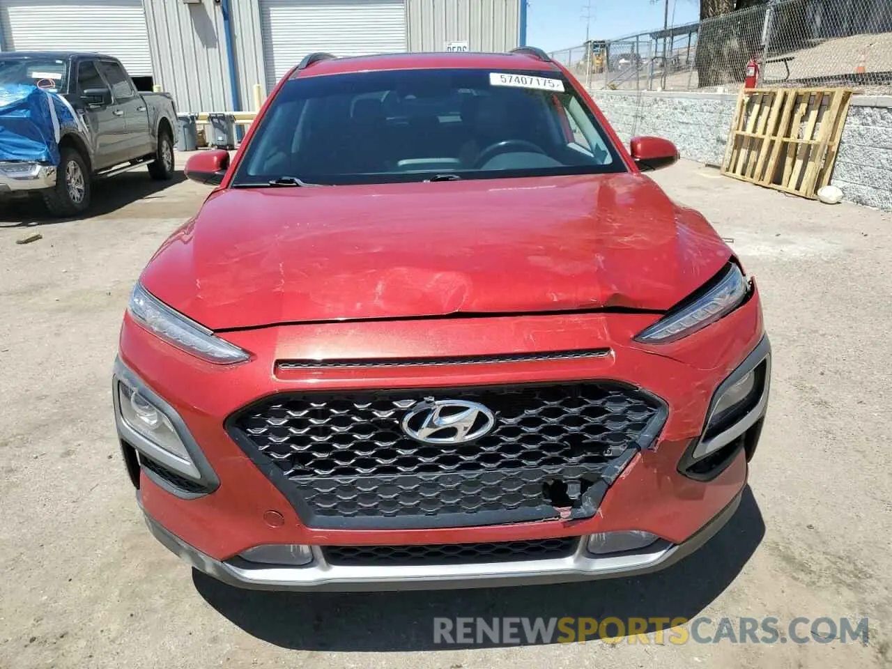 5 Photograph of a damaged car KM8K62AA5KU247936 HYUNDAI KONA 2019