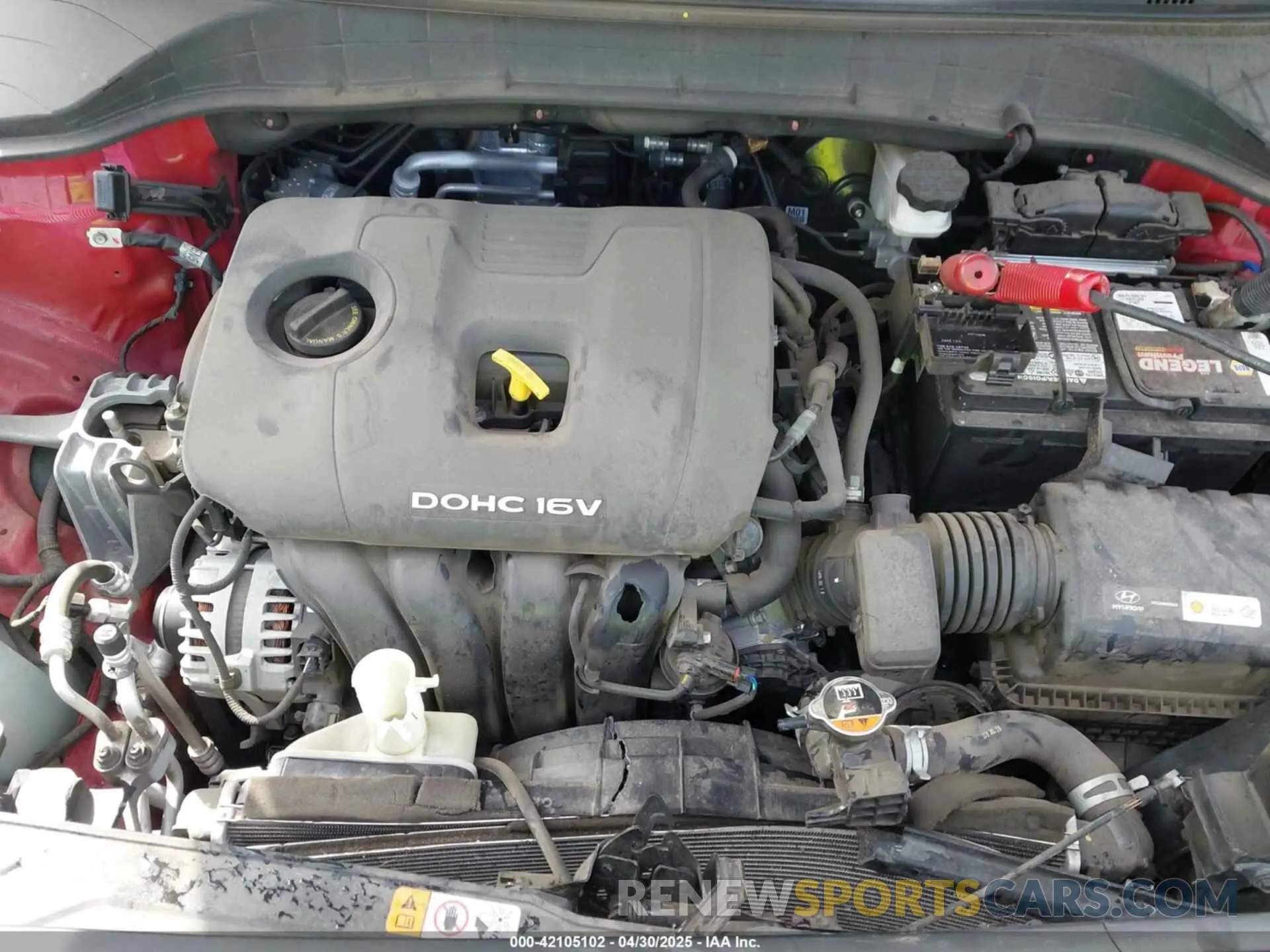 10 Photograph of a damaged car KM8K62AA8KU345357 HYUNDAI KONA 2019