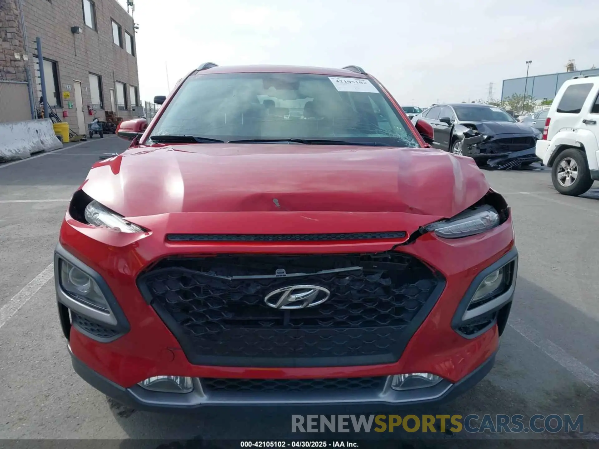 12 Photograph of a damaged car KM8K62AA8KU345357 HYUNDAI KONA 2019