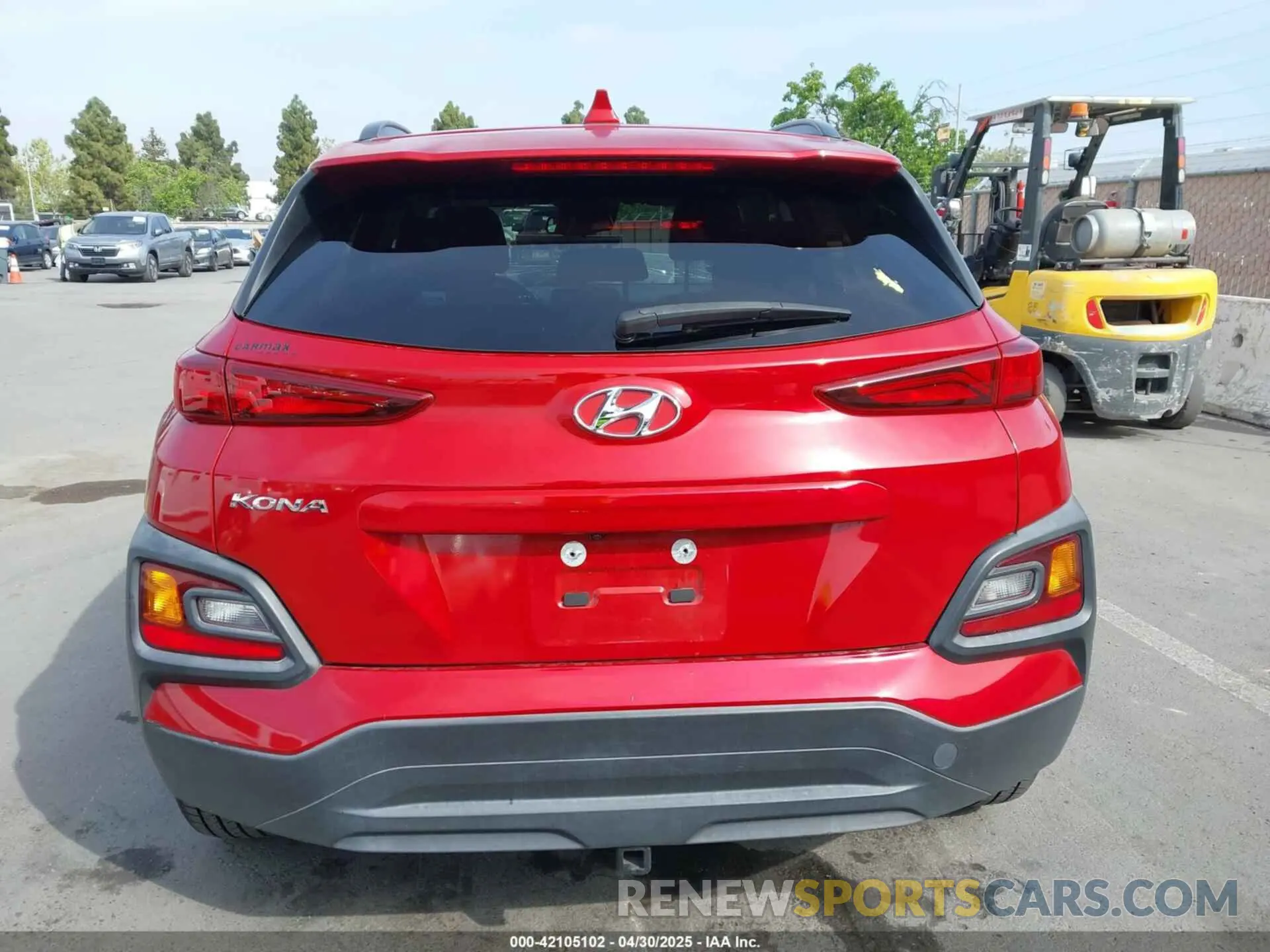 16 Photograph of a damaged car KM8K62AA8KU345357 HYUNDAI KONA 2019